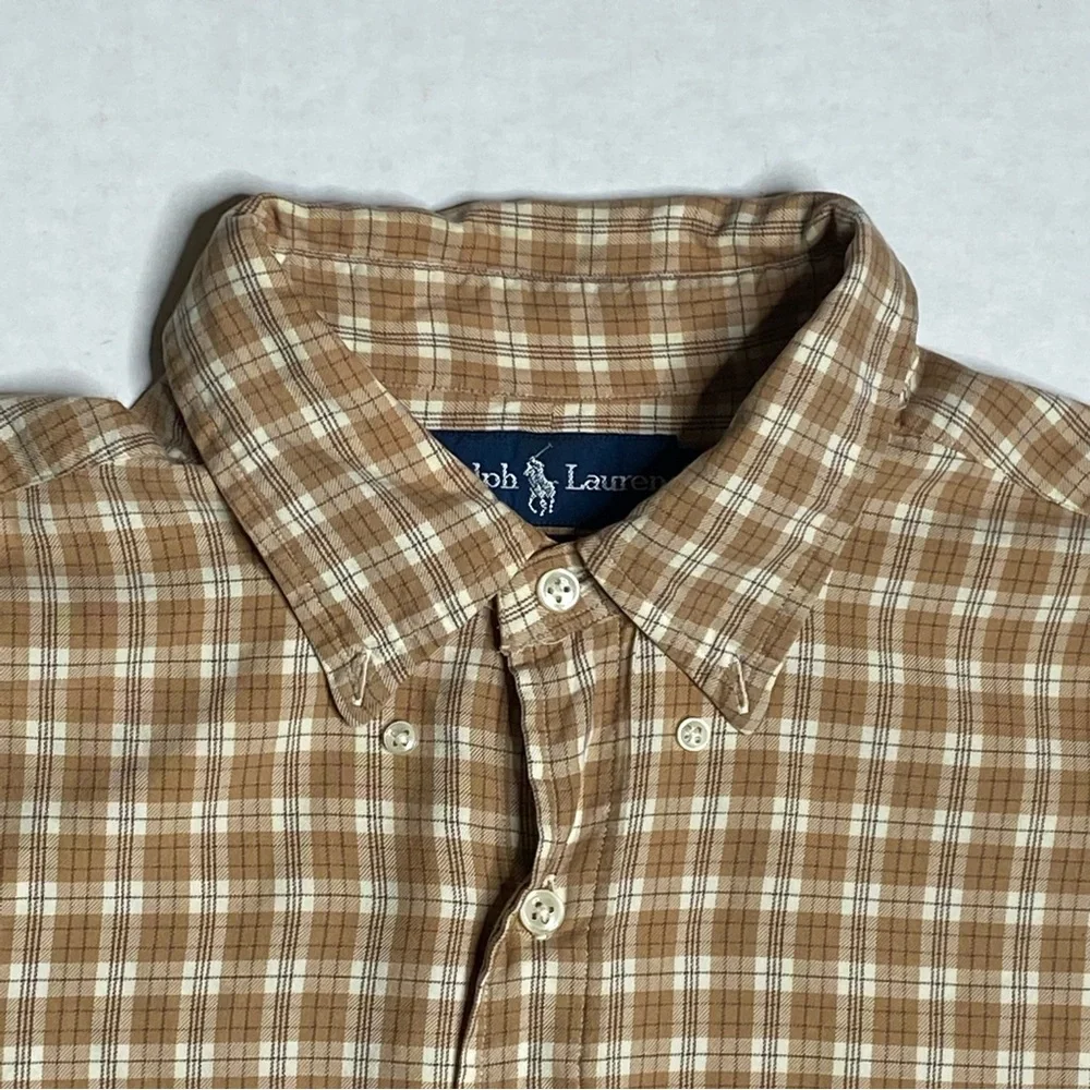 Polo Ralph Lauren Brown Button Down Shirt